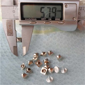 K027 Pyramid Mongolian Yurt Alloy Rivets 6mm 100pcs/bag