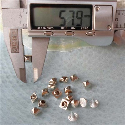 K027 Pyramid Mongolian Yurt Alloy Rivets 6mm 100pcs/bag