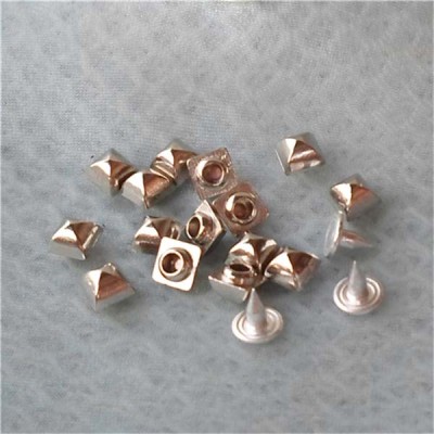 K027 Pyramid Mongolian Yurt Alloy Rivets 6mm 100pcs/bag