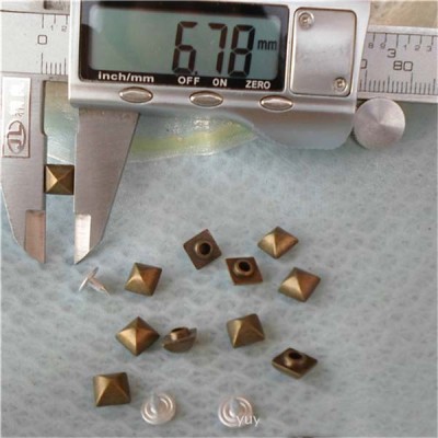 K029 Pyramid Mongolian Yurt Alloy Rivets 7mm 100pcs/bag