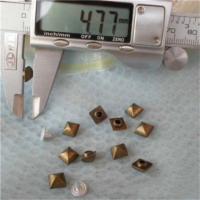 K029 Pyramid Mongolian Yurt Alloy Rivets 7mm 100pcs/bag