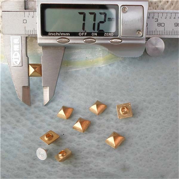 K031 Pyramid Mongolian Yurt Alloy Rivets 8mm 100pcs/bag
