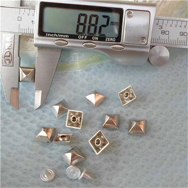 K034 Pyramid Mongolian Yurt Alloy Rivets 9mm 100pcs/bag