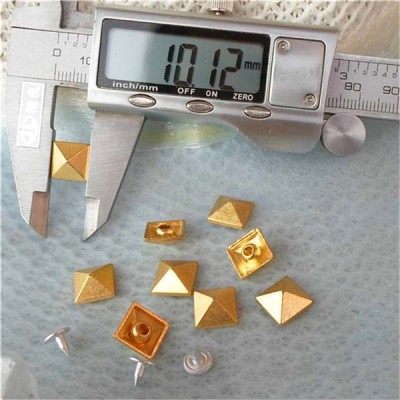 K036 Pyramid Alloy Rivets 10mm 100pcs/bag