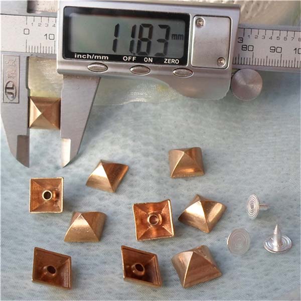 K167 Pyramid Mongolian Yurt Alloy Rivets 12mm 100pcs/bag