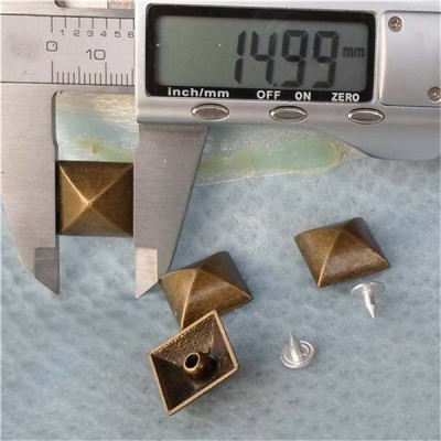 K175 Pyramid Mongolian Yurt Alloy Rivets 15mm 100pcs/bag