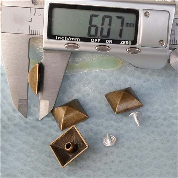 K175 Pyramid Mongolian Yurt Alloy Rivets 15mm 100pcs/bag