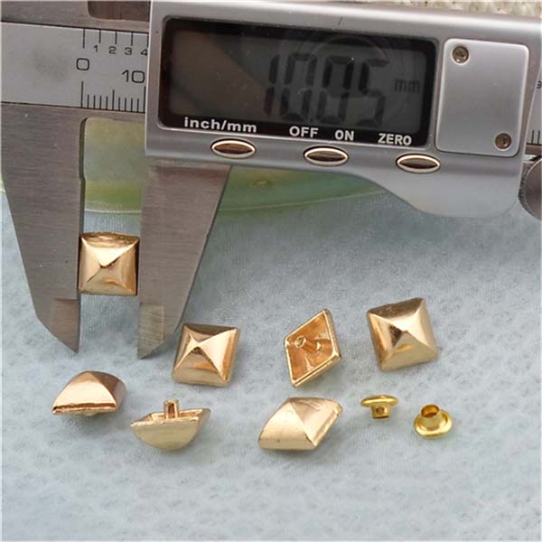 K188 Pyramid Mongolian Yurt Alloy Rivets 10mm 100pcs/bag