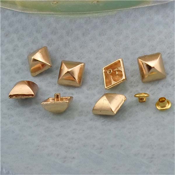 K188 Pyramid Mongolian Yurt Alloy Rivets 10mm 100pcs/bag