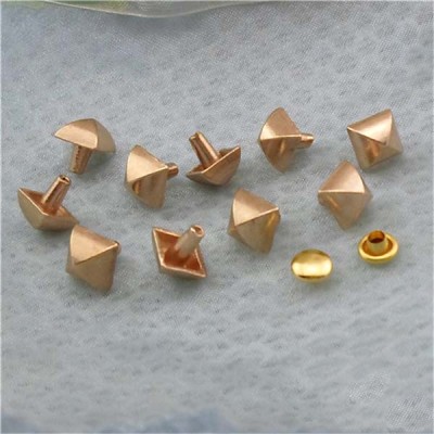 K199 Pyramid Mongolian Yurt Alloy Rivets 8x9mm 100pcs/bag