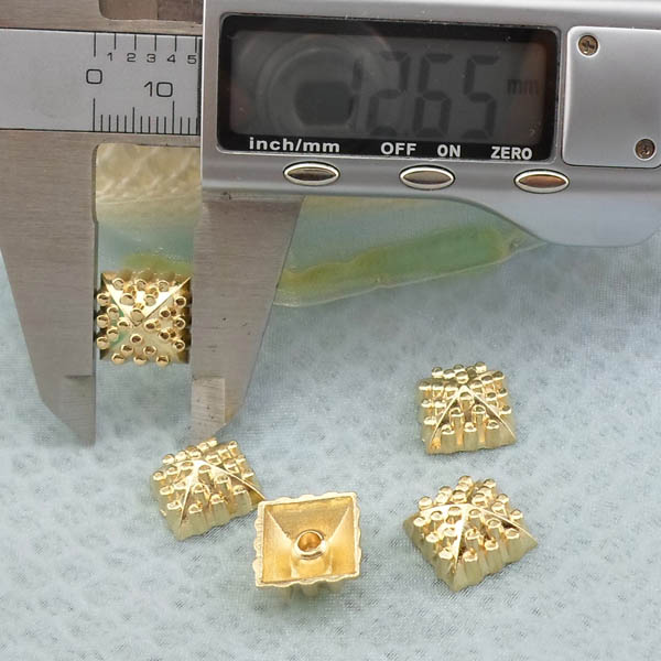 K238 Pyramid Decorative Metal Rivets 12.5x6mm 1000pcs/bag