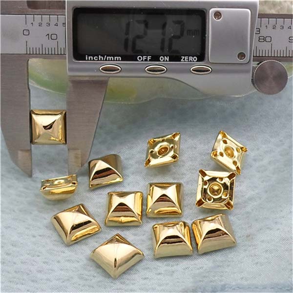 T06412 Pyramid Mongolian Yurt Rivets(iron/brass)12mm 1000pcs/bag