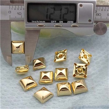 T06412 Pyramid Mongolian Yurt Rivets(iron/brass)12mm 1000pcs/bag