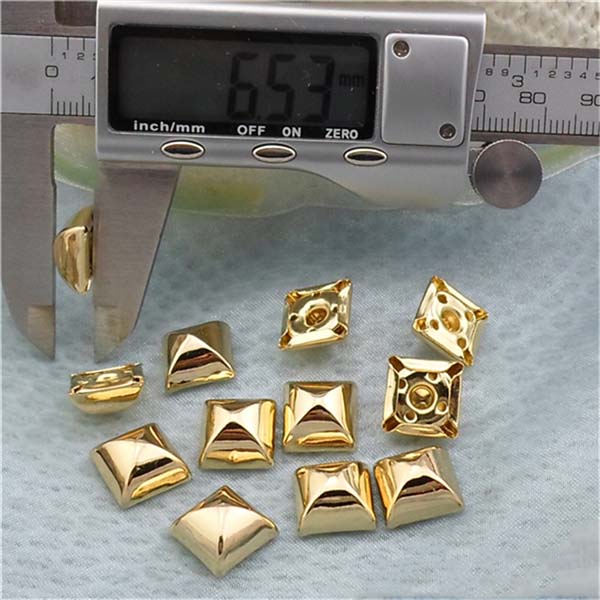 T06412 Pyramid Mongolian Yurt Rivets(iron/brass)12mm 1000pcs/bag