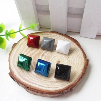 XL301 Silver Pyramid Rivets 12x4mm 100pcs/bag