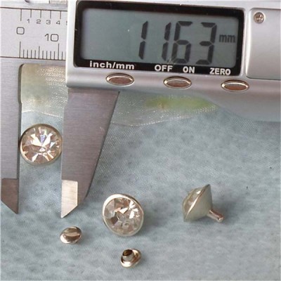 T055 Rhinestone Rivets(iron/brass) 12mm 1000pcs/bag