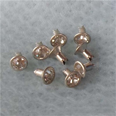 T056 Rhinestone B Diamond Rivets(iron/brass) 7mm 1000pcs/bag