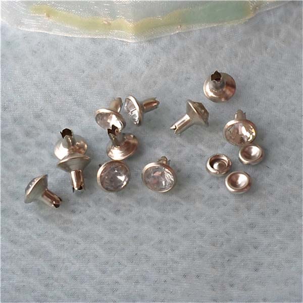 T057 Rhinestone Rivets(iron/brass) 8mm 1000pcs/bag