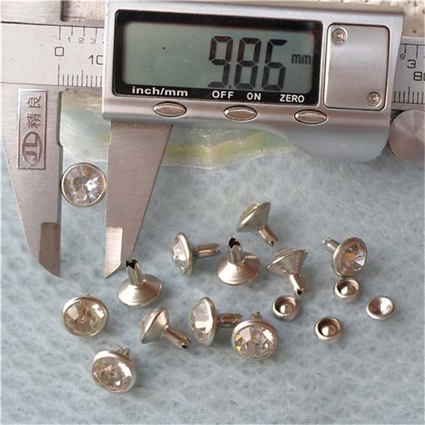 T059 Custom Rhinestone Rivets 10mm 1000pcs/bag