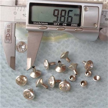 T059 Custom Rhinestone Rivets 10mm 1000pcs/bag