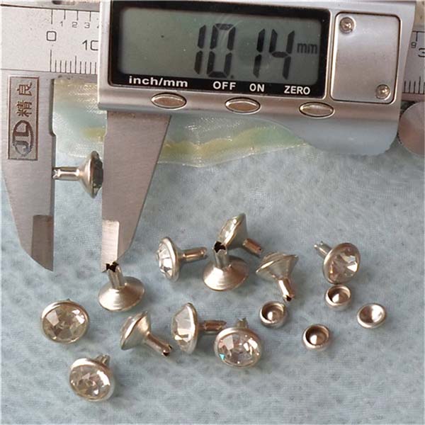 T059 Custom Rhinestone Rivets 10mm 1000pcs/bag