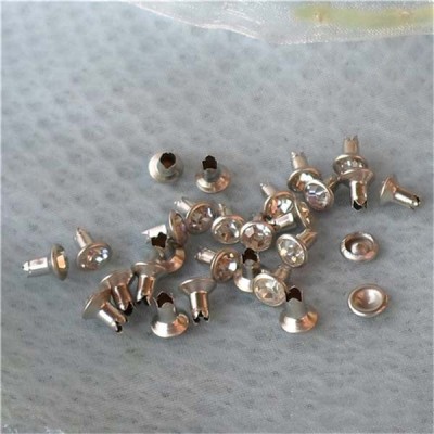 T0607 Rhinestone Rivets For Leather 6mm 1000pcs/bag