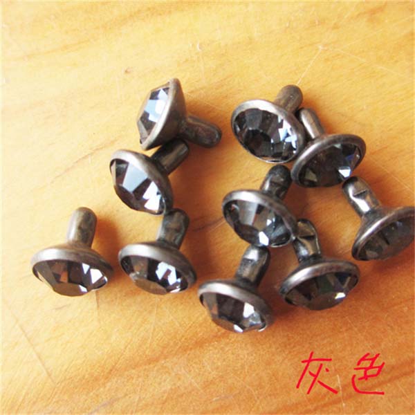 X1004 Rhinestone Brass A Diamond Rivets 9mm 100pcs/bag