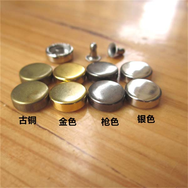 X0904 Round Rivets(iron/brass)9mm 1000pcs/bag