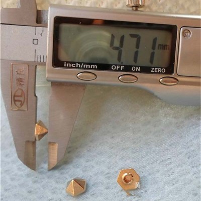 K183 Six facets alloy rivets 7x5mm 100pcs/bag