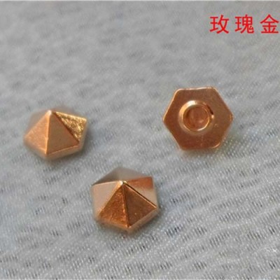K183 Six facets alloy rivets 7x5mm 100pcs/bag
