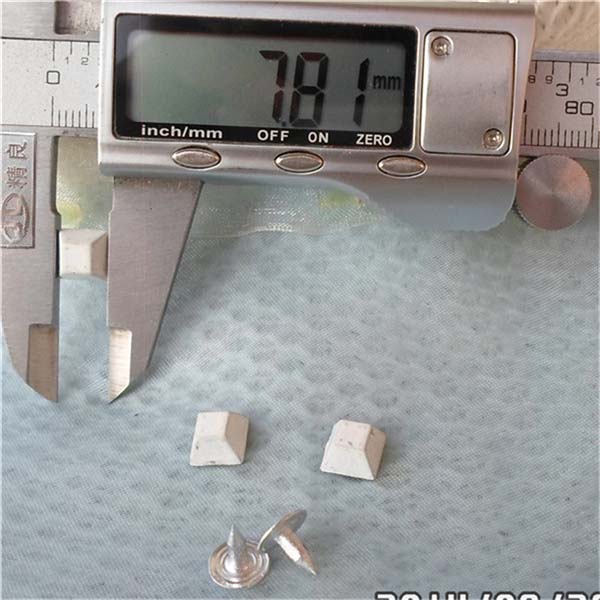 K025 Trapezoid Alloy Rivets 8x5mm 100pcs/bag