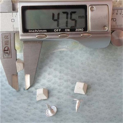 K025 Trapezoid Alloy Rivets 8x5mm 100pcs/bag