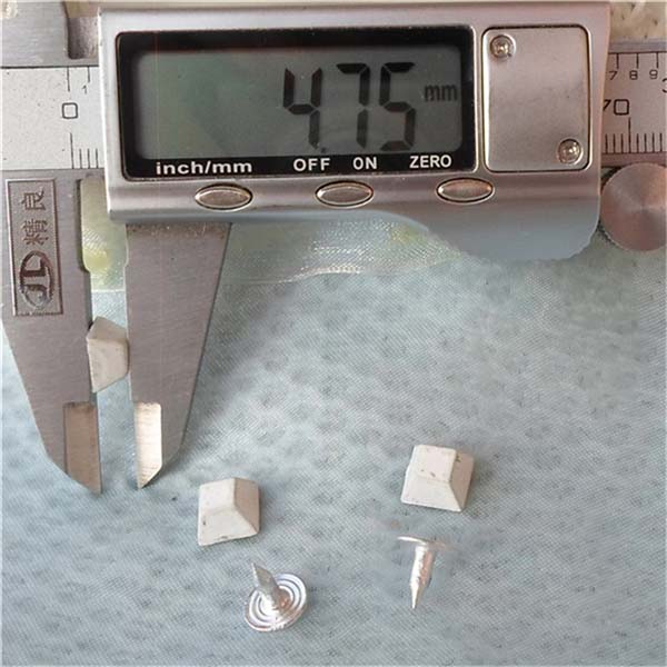 K025 Trapezoid Alloy Rivets 8x5mm 100pcs/bag