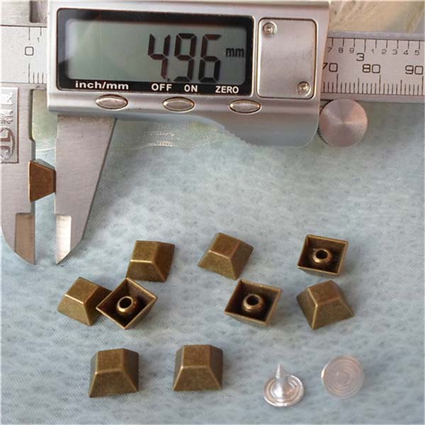 K026 Trapezoid Alloy Rivets 10x5mm 100pcs/bag