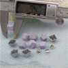K189 Trapezoid Rivets For Leather 9.5x9.5mm 100pcs/bag