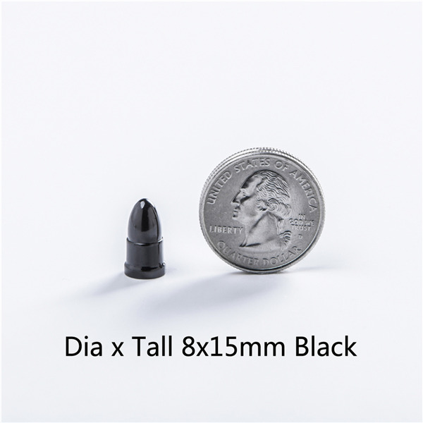 NO70 Bullet Screw Spikes 8X15mm 100pcs/bag