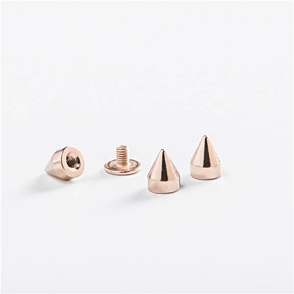 D0795 Cone Screw Spikes 7x9mm 100pcs/bag