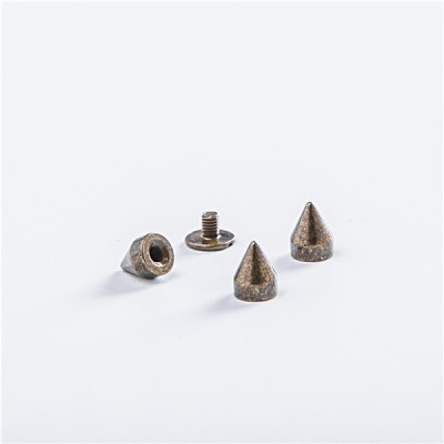 D0795 Cone Screw Spikes 7x9mm 100pcs/bag