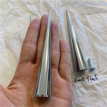 F22125  Hollow  Giant Cone  Spikes 22x125mm Almost 5 Inch Length 10pcs/bag (MOQ is 10pcs )