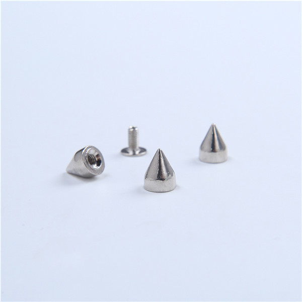 H001 Cone Screw Spikes 7x8.7mm 100pcs/bag