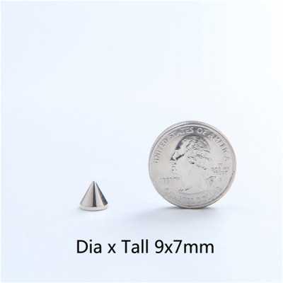 H053 Conical Spikes 9x6.7mm 100pcs/bag