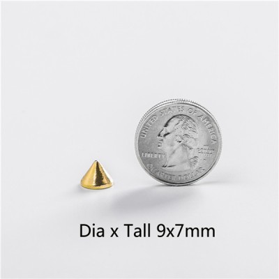H053 Conical Spikes 9x6.7mm 100pcs/bag