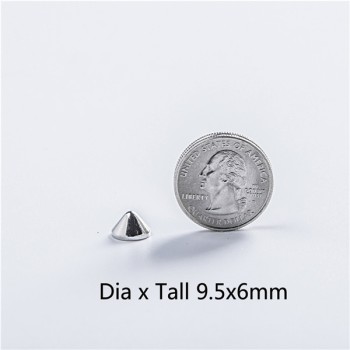 NO10-H006 Cone Screw Spikes 9.5x6mm 100pcs/bag