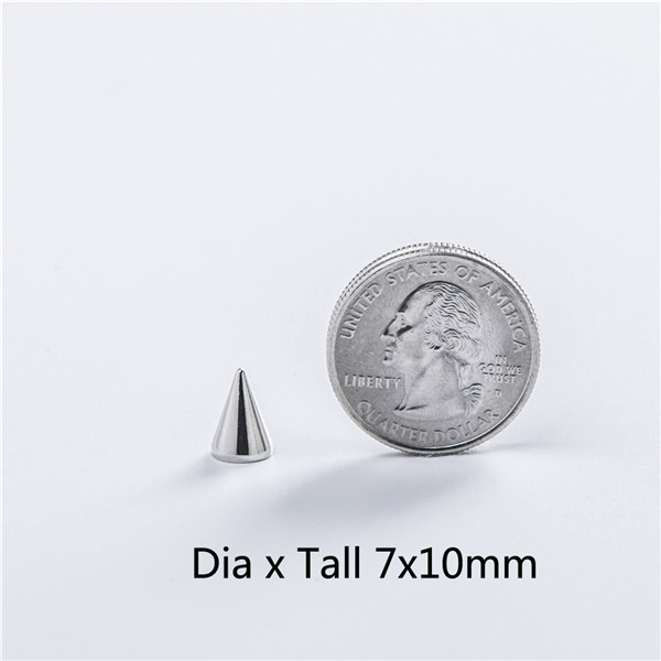 NO13 Cone Screw Spikes 7x10mm 100pcs/bag