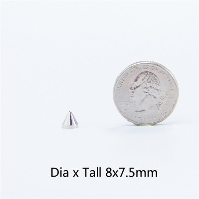 NO18 Cone Screw Spikes 8x7.5mm 100pcs/bag