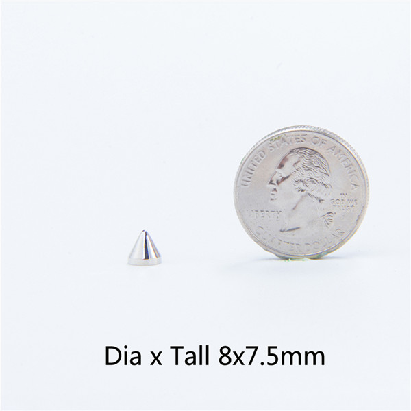 NO18 Cone Screw Spikes 8x7.5mm 100pcs/bag