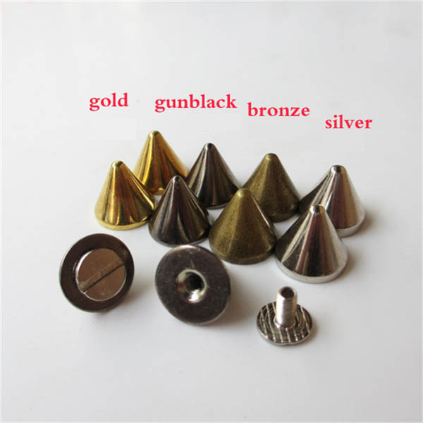 NO38-H054 Conical Screw Spikes 12x11mm 100pcs/bag