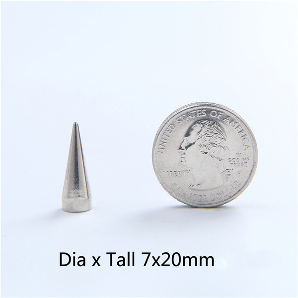 NO43 Cone Screw Spikes 7x20mm 100pcs/bag