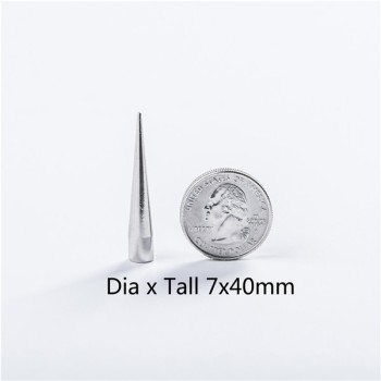 NO46 Cone Screw Spikes 7x40mm 100pcs/bag