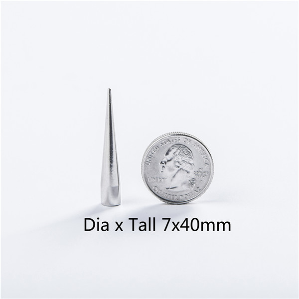 NO46 Cone Screw Spikes 7x40mm 100pcs/bag